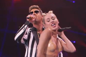 Miley Cyrus ft. Robin Thicke, 2 Chainz & Kendrick Lamar - We Can't Stop / Blurred Lines / Give It 2 U [VMA 2013]